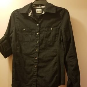 Converse One Star Junior's Small black button up
